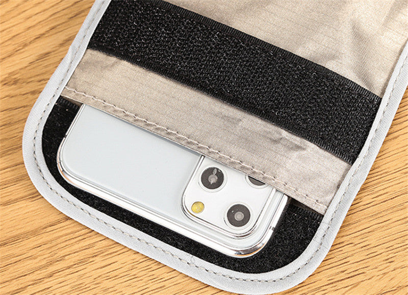 JMT-475978 Anti-Radiation Mobile Phone Shielding Bag - 6.5-Inch RFID Blocker for Demagnetization and Privacy Protection