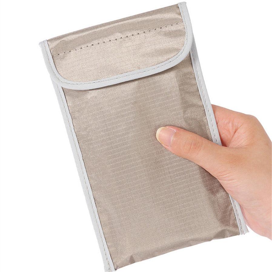JMT-475978 Anti-Radiation Mobile Phone Shielding Bag - 6.5-Inch RFID Blocker for Demagnetization and Privacy Protection
