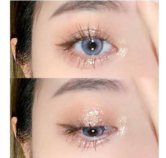JMT-476234 Aurora Liquid Eyeshadow Set - Smudge-Free Glittering Pearls, 5 Shades