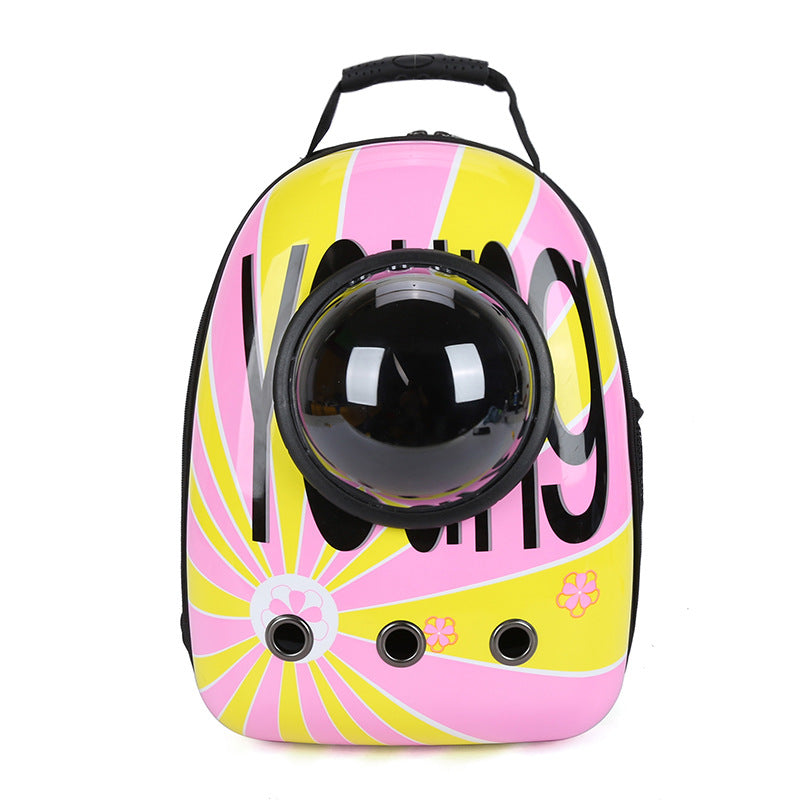 JMT-476298 Portable Pet Backpack for Cats and Dogs - Comfortable Shoulder Bag for Travel and Outdoor Adventures