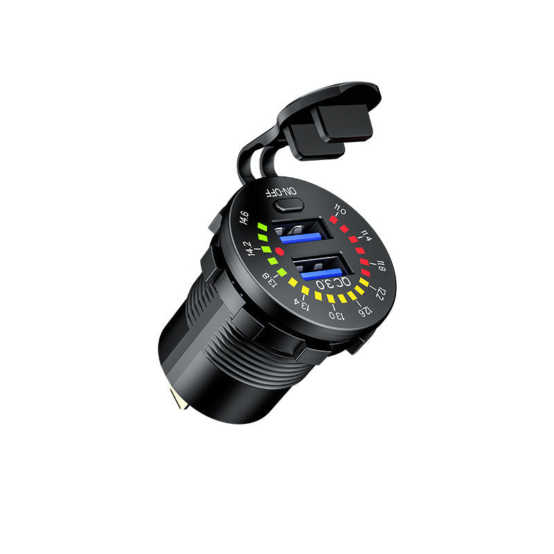 JMT-476490 Dual USB Car Charger with QC3.0 Compatibility, 12-24V Input, 3000mA Output, CE/FCC/ROHS Certified