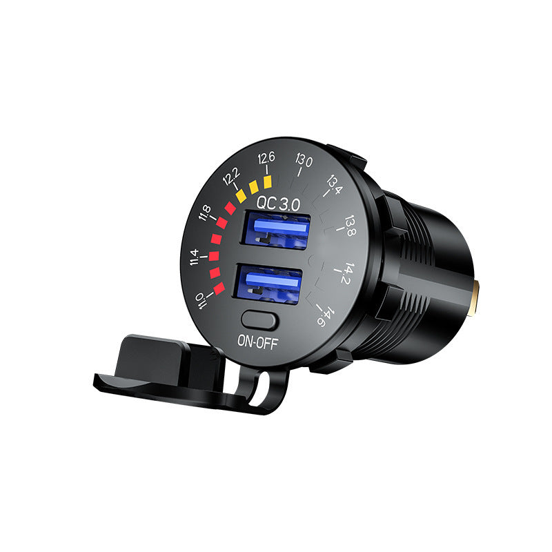 JMT-476490 Dual USB Car Charger with QC3.0 Compatibility, 12-24V Input, 3000mA Output, CE/FCC/ROHS Certified