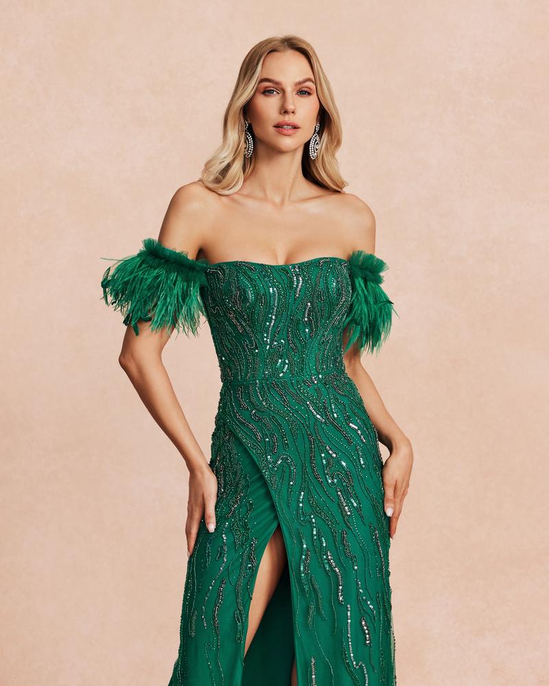 JMT-477194 Elegant Green Women's Dress - Model SH0093