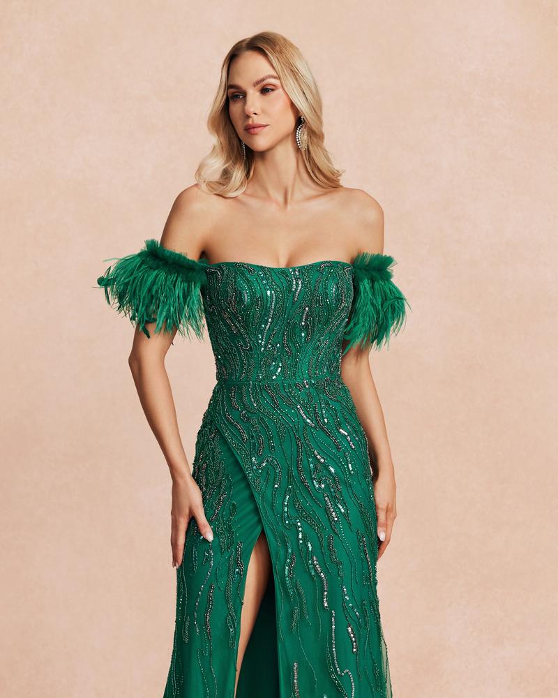 JMT-477194 Elegant Green Women's Dress - Model SH0093