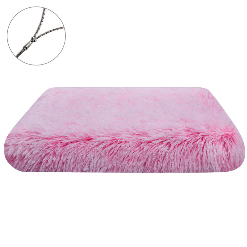 JMT-477258 Plush Square Cat Mat in Various Gradient Colors and Waterproof Options
