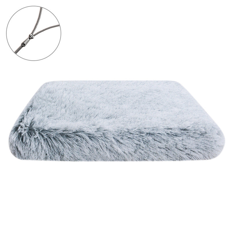 JMT-477258 Plush Square Cat Mat in Various Gradient Colors and Waterproof Options