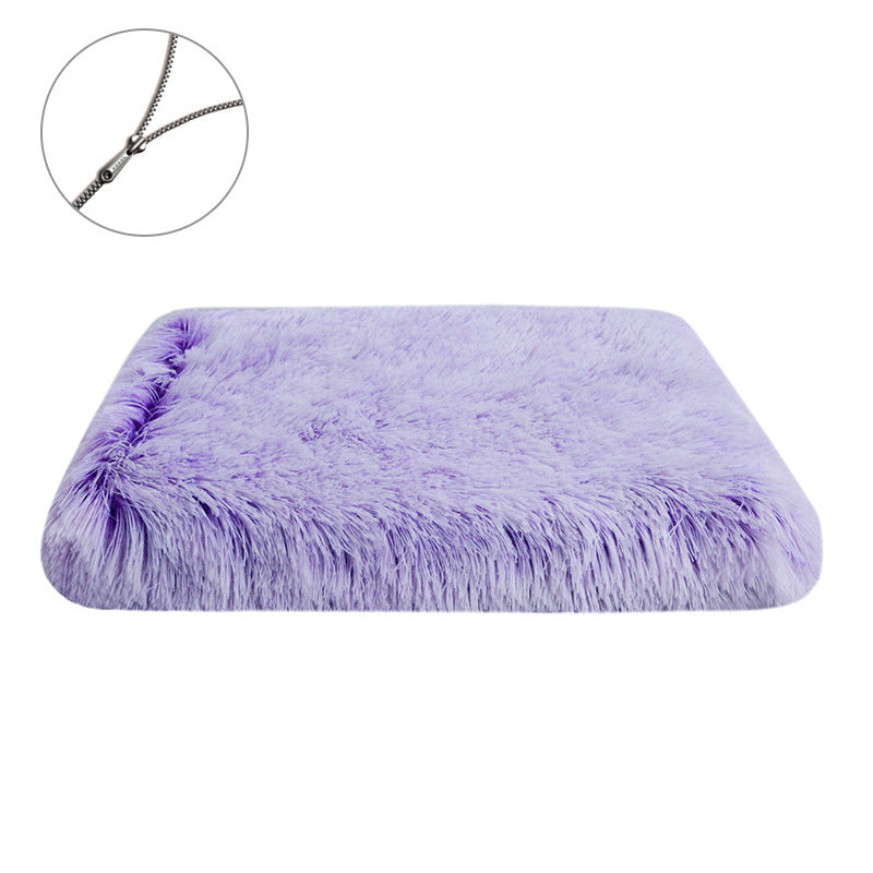 JMT-477258 Plush Square Cat Mat in Various Gradient Colors and Waterproof Options