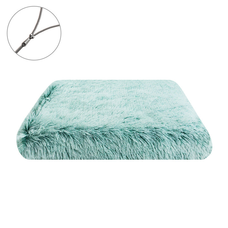 JMT-477258 Plush Square Cat Mat in Various Gradient Colors and Waterproof Options