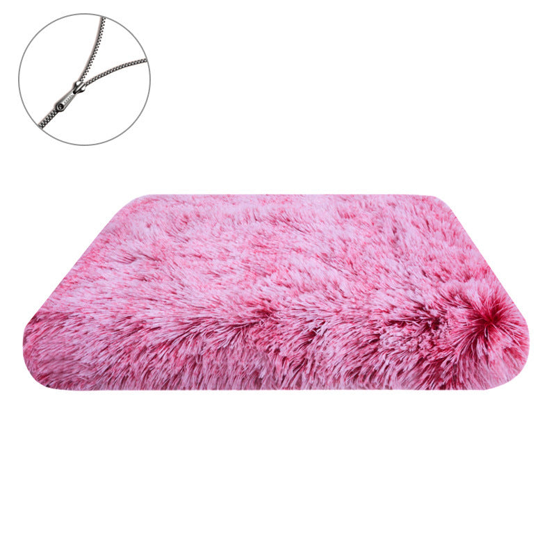 JMT-477258 Plush Square Cat Mat in Various Gradient Colors and Waterproof Options