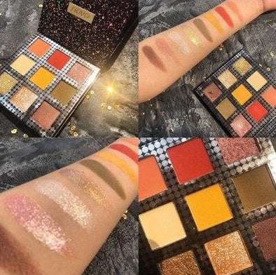 JMT-477386 9-Color Eyeshadow Palette for Stunning Eye Looks - Shades 1# Impulse Confession, 2# C Disc