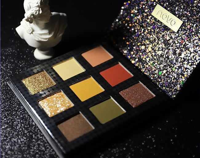 JMT-477386 9-Color Eyeshadow Palette for Stunning Eye Looks - Shades 1# Impulse Confession, 2# C Disc
