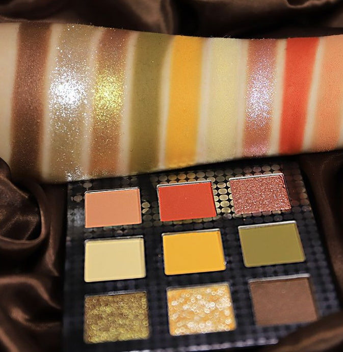 JMT-477386 9-Color Eyeshadow Palette for Stunning Eye Looks - Shades 1# Impulse Confession, 2# C Disc