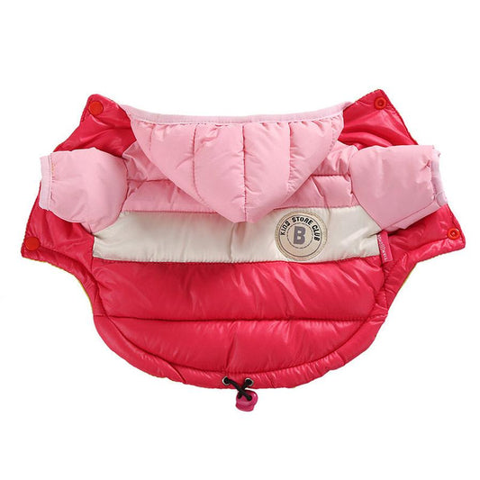 JMT-477578 Waterproof Cotton Jacket for Small Dogs - Available in Multiple Colors and Sizes