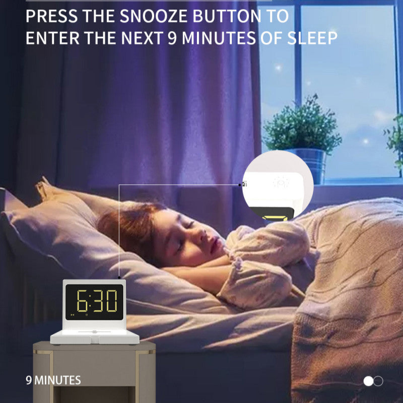 JMT-477642 Compact Wireless Charging Station with Dual USB Output and Type-C Interface