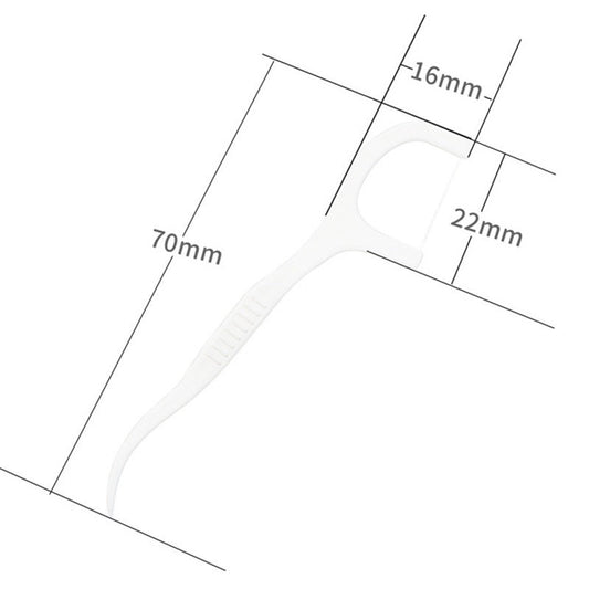 JMT-478090 Ultra-Fine Dental Floss Sticks - 50 Count Interdental Cleaners for Effective Oral Hygiene