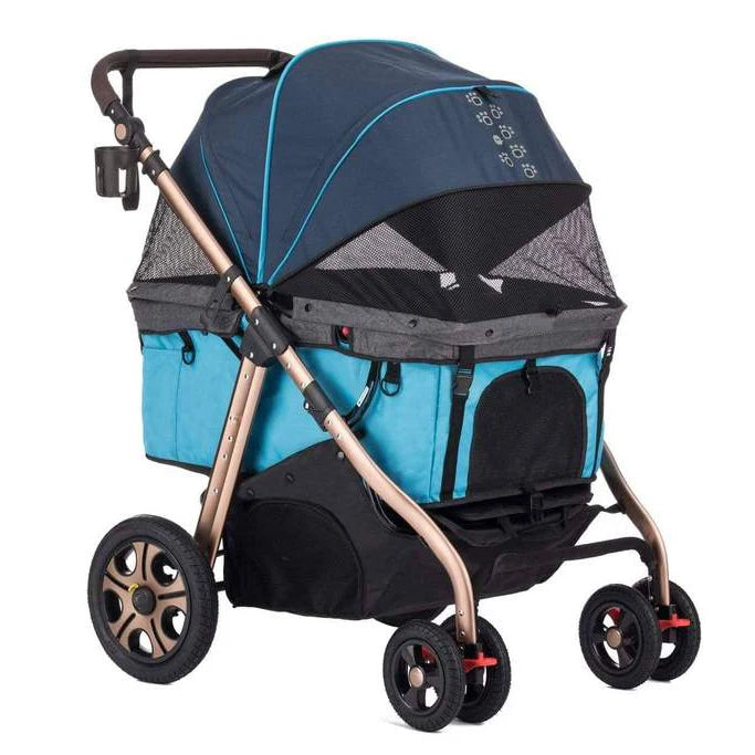 JMT-478218 Adjustable Foldable Pet Cart for Small to Large Dogs and Cats - Washable and Dismantlable Design