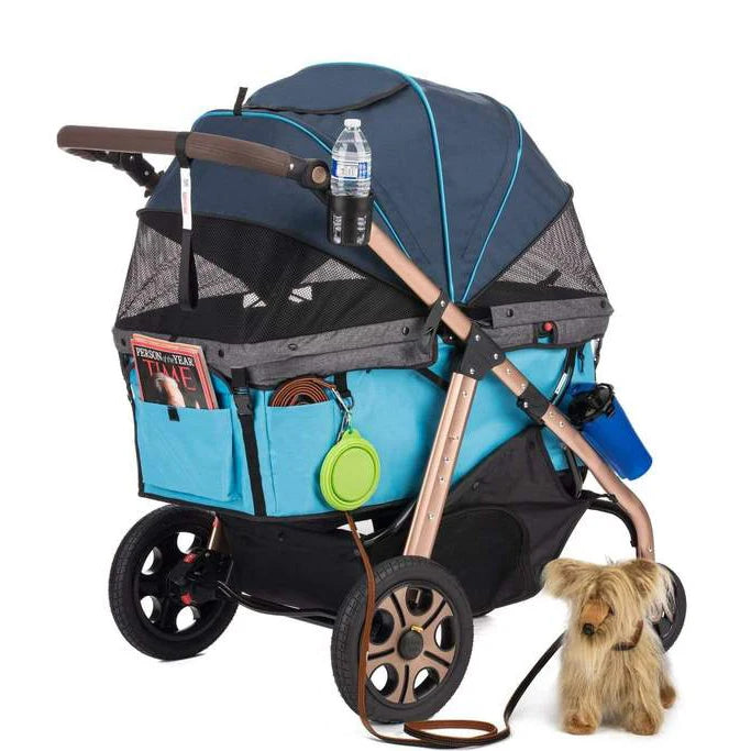 JMT-478218 Adjustable Foldable Pet Cart for Small to Large Dogs and Cats - Washable and Dismantlable Design