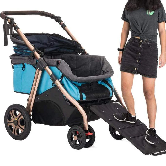 JMT-478218 Adjustable Foldable Pet Cart for Small to Large Dogs and Cats - Washable and Dismantlable Design