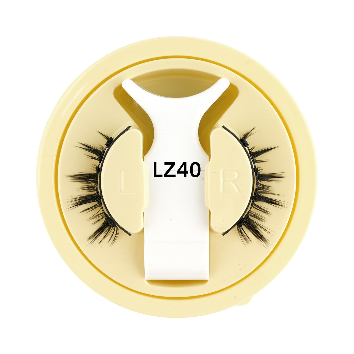 JMT-478218 Reusable Waterproof Thick Glue-free Eyelash - Artificial Fiber, 0.6mm-1.1mm Size, 1 Pair
