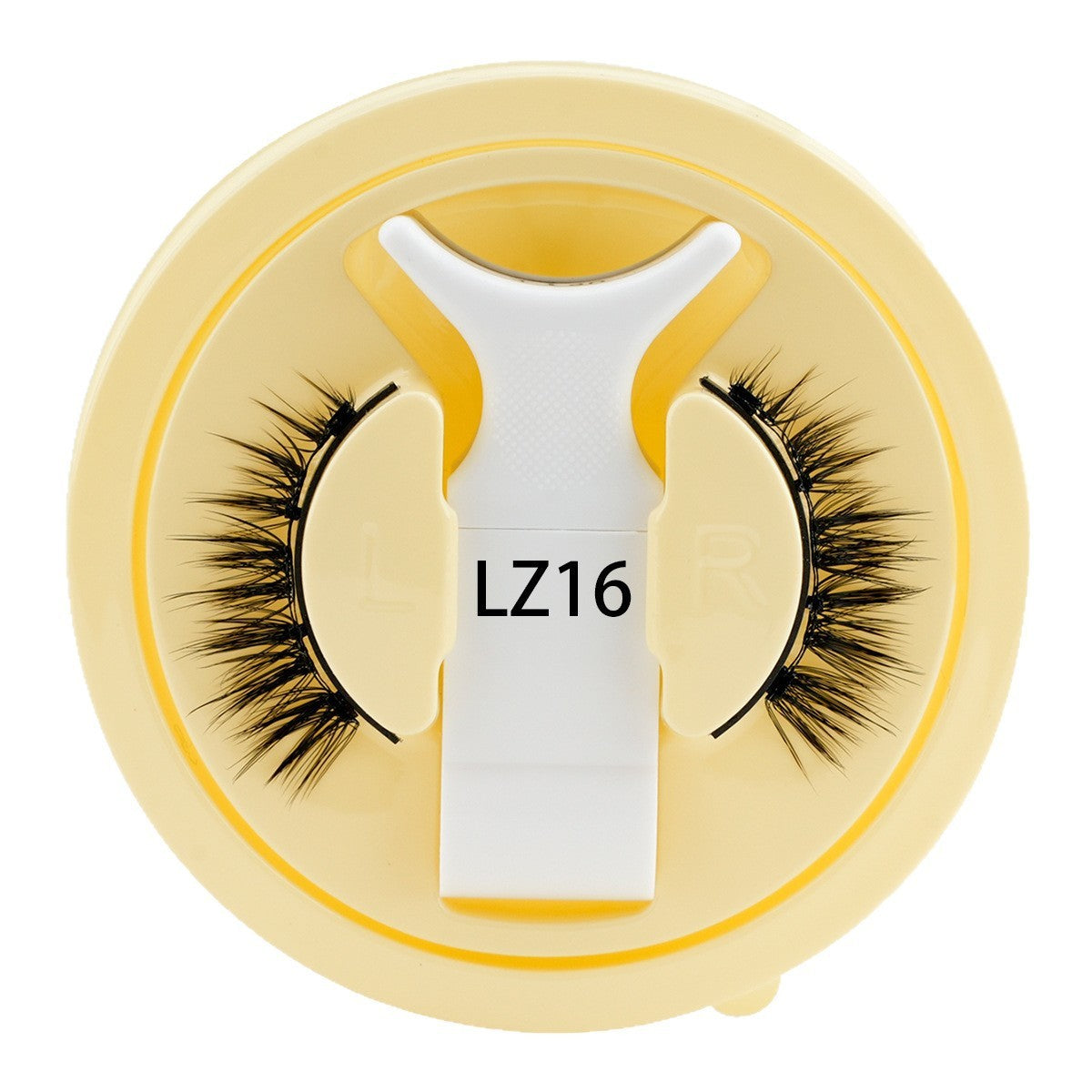 JMT-478218 Reusable Waterproof Thick Glue-free Eyelash - Artificial Fiber, 0.6mm-1.1mm Size, 1 Pair