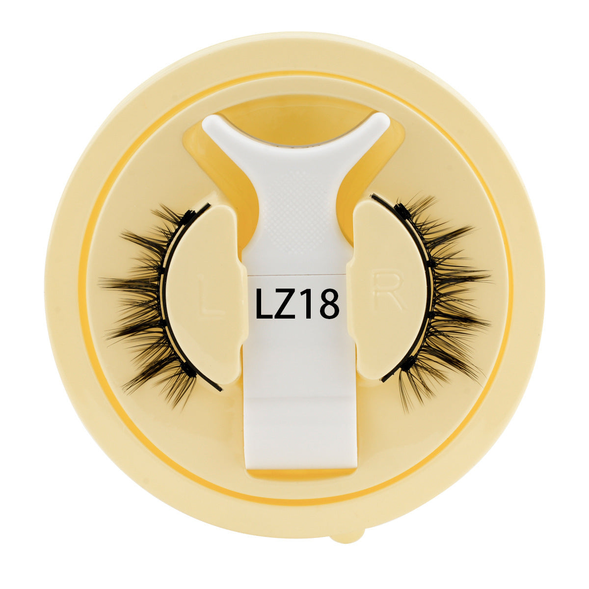JMT-478218 Reusable Waterproof Thick Glue-free Eyelash - Artificial Fiber, 0.6mm-1.1mm Size, 1 Pair