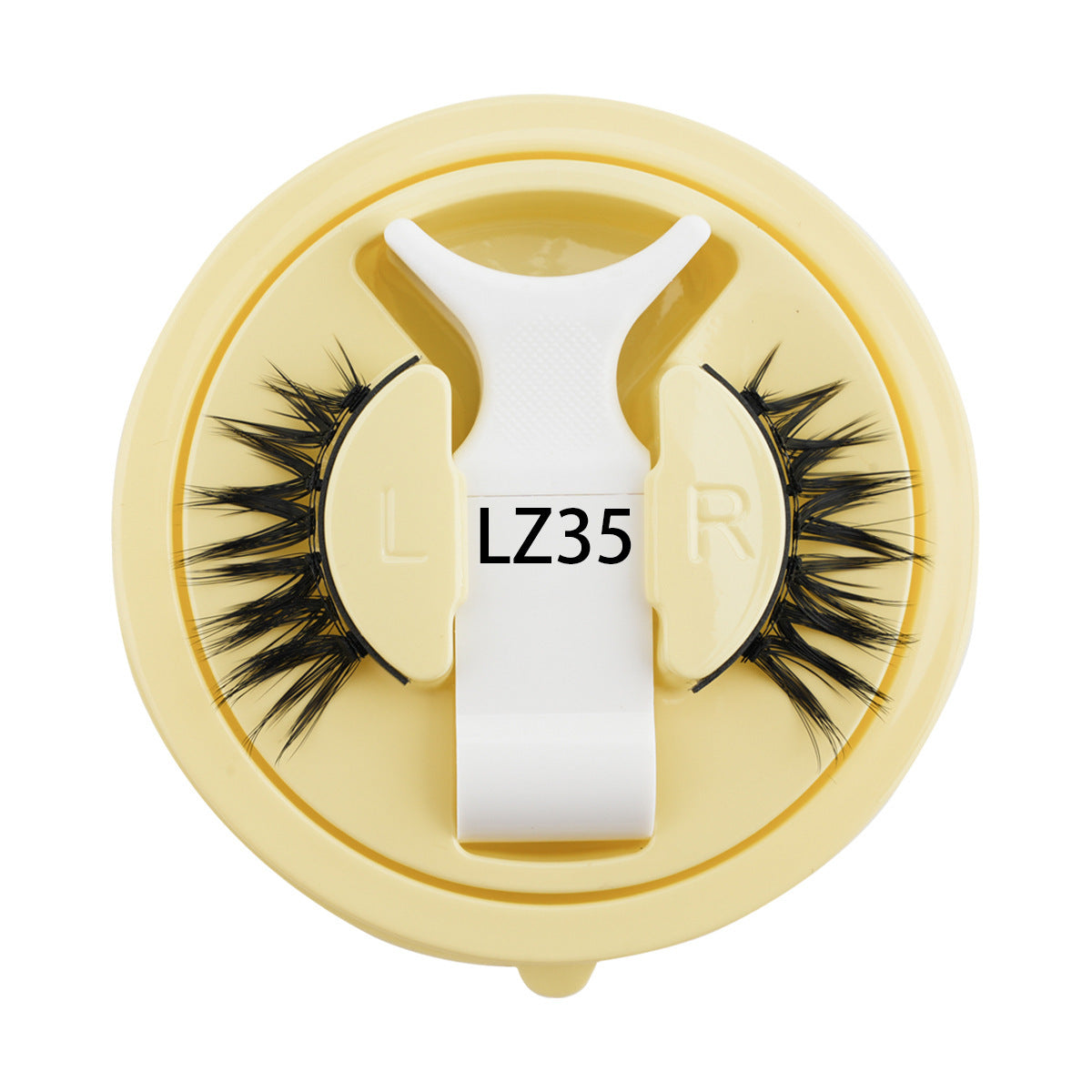 JMT-478218 Reusable Waterproof Thick Glue-free Eyelash - Artificial Fiber, 0.6mm-1.1mm Size, 1 Pair