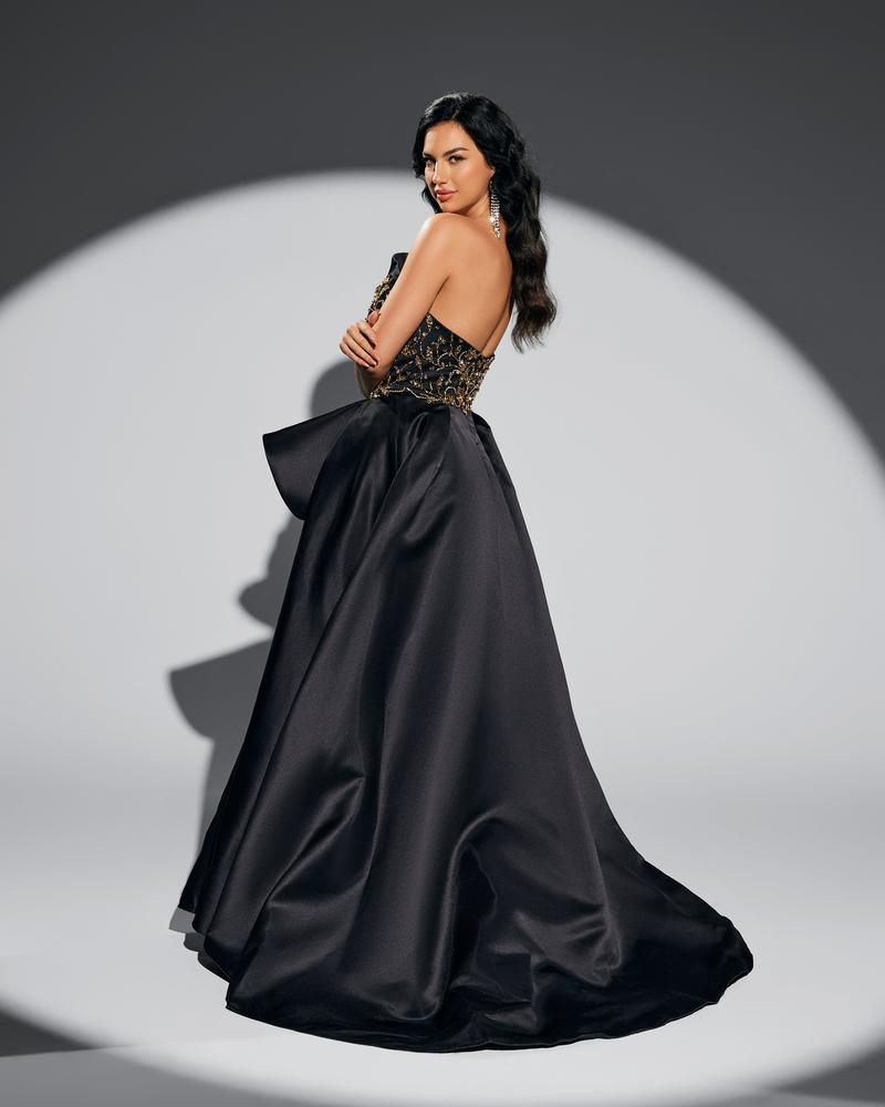 JMT-478346 Elegant Black Evening Dress for Women - Model SH0079