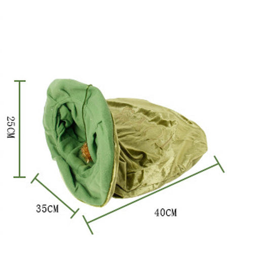 JMT-478410 Pet Flannel Storage Bag for Toy Organization - Green One Size