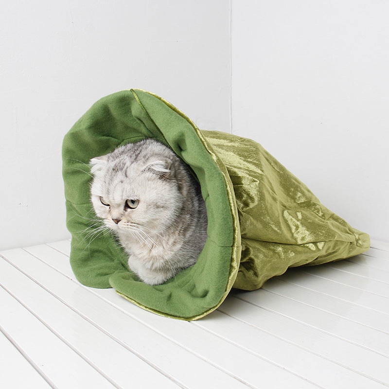 JMT-478410 Pet Flannel Storage Bag for Toy Organization - Green One Size