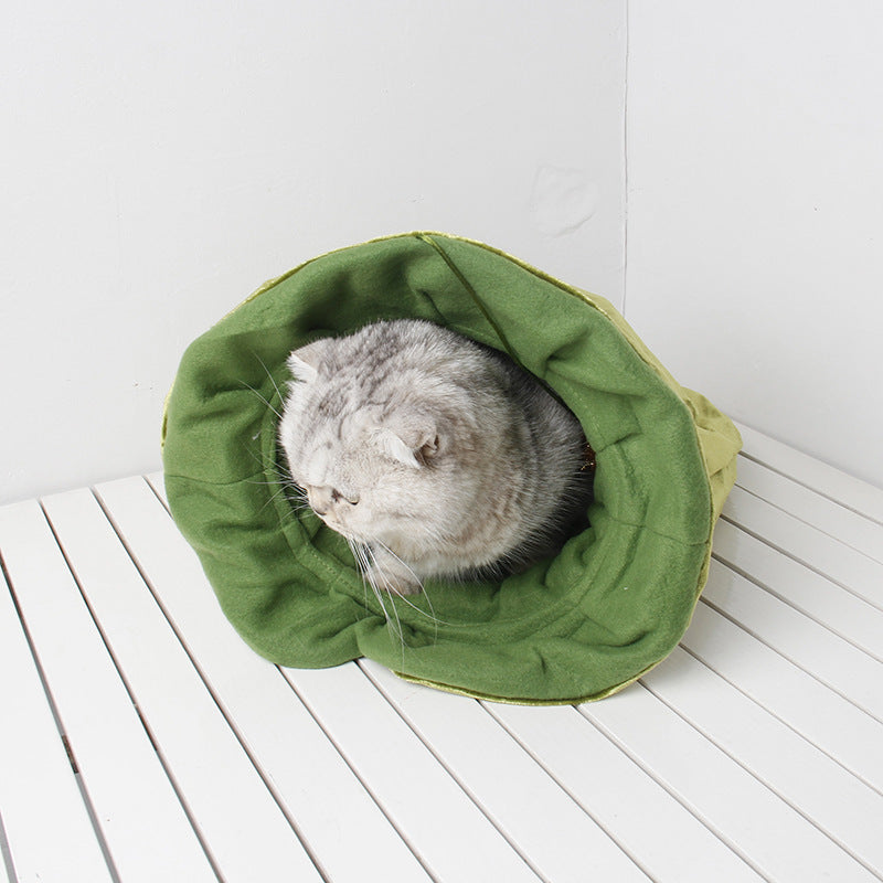 JMT-478410 Pet Flannel Storage Bag for Toy Organization - Green One Size