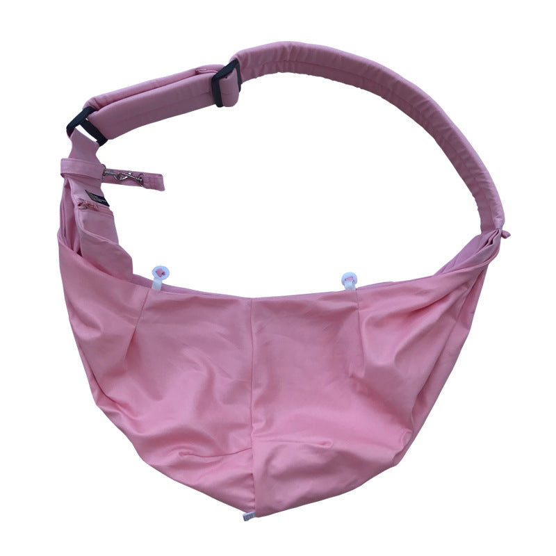 JMT-478602 Foldable Portable Phone Holder and Pet Outdoor Backpack with Dog Food Bags, Canvas Material