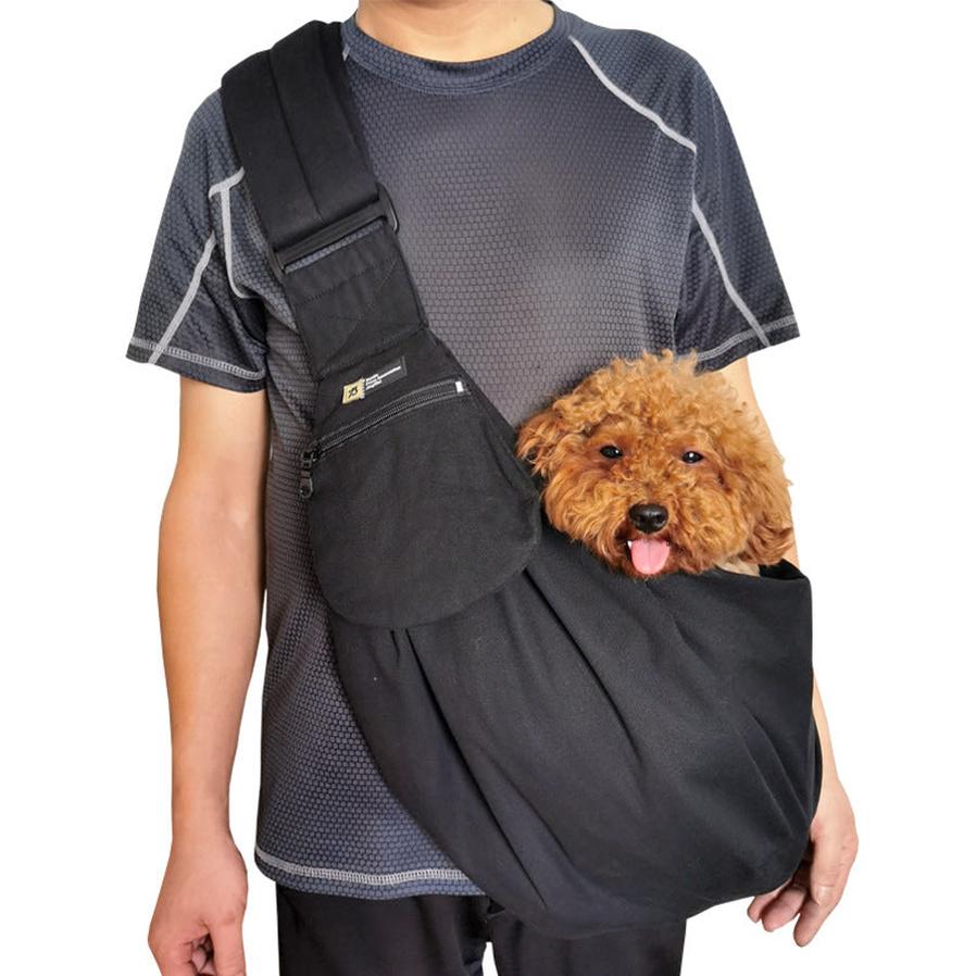 JMT-478602 Foldable Portable Phone Holder and Pet Outdoor Backpack with Dog Food Bags, Canvas Material