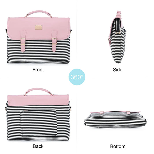 JMT-478922 Stylish 15.6 Inch Laptop Handbag for Women - Versatile Shoulder Satchel Bag for Work and Daily Use