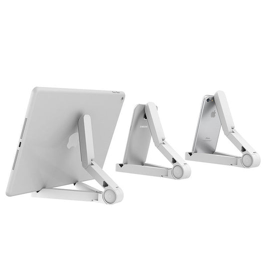 JMT-479114 Folding Triangle Stand for iPad, iPhone, and iPod - Universal Mobile Tablet Holder