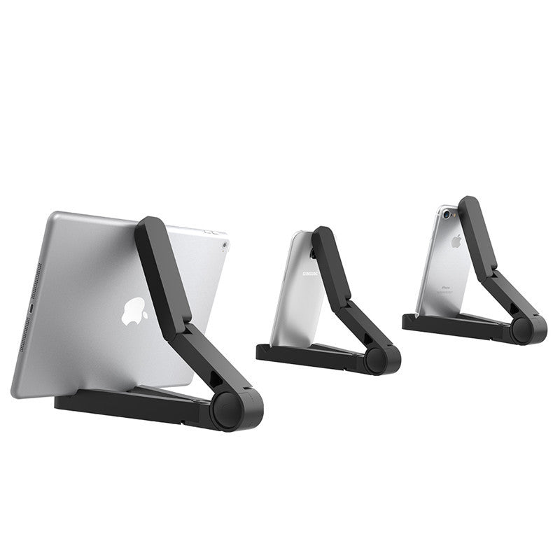 JMT-479114 Folding Triangle Stand for iPad, iPhone, and iPod - Universal Mobile Tablet Holder