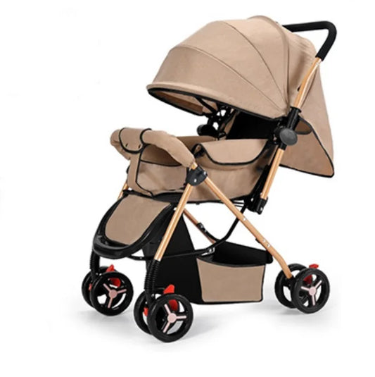 JMT-479114 Stylish Baby Stroller with Sunshade and Windproof Back Curtain