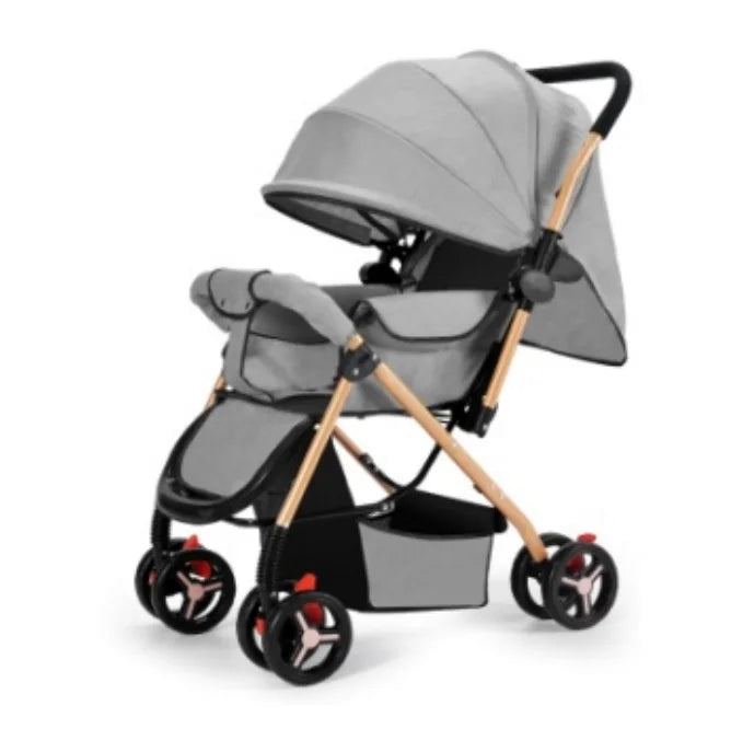 JMT-479114 Stylish Baby Stroller with Sunshade and Windproof Back Curtain