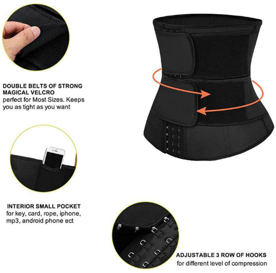 JMT-479178 Double Belt Body Shaping Yoga Accessory for Enhanced Flexibility and Support