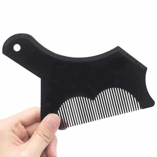 JMT-479242 8-in-1 Men's Beard Comb, Durable ABS Material, Multi-Functional Grooming Tool, Various Colors Available