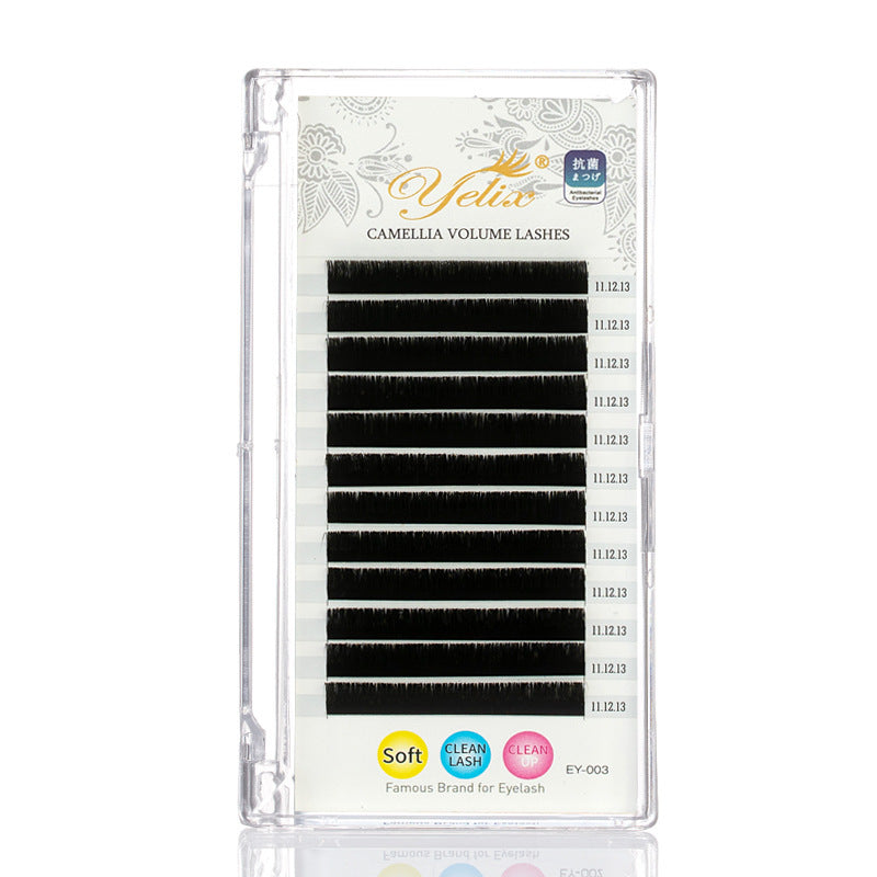 JMT-479370 Natural 3D Camellia Grafting Eyelashes 0.05 Thickness in Multiple Lengths