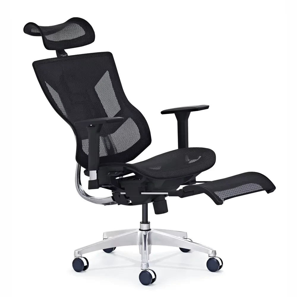 JMT-479562 Ergonomic Swivel Office Chair with Footrest Comfortable and Adjustable Design