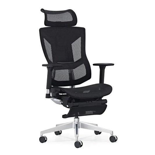 JMT-479562 Ergonomic Swivel Office Chair with Footrest Comfortable and Adjustable Design