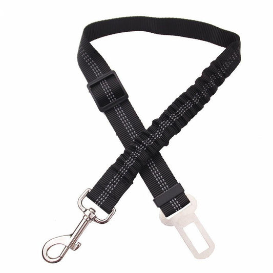 JMT-479754 Adjustable Pet Car Seat Belt for Dogs, 2.5cm Wide, Polyester Material, Multiple Colors Available