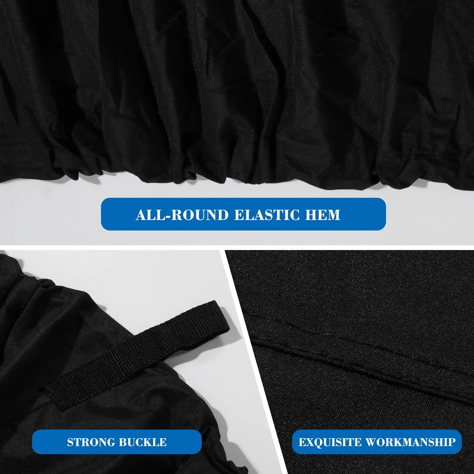 JMT-479882 Heavy Duty Waterproof Boat Cover for Centre Console Boats, 900D Oxford Cloth, Durable Protection
