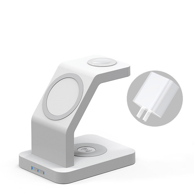 JMT-479946 3-in-1 Magnetic Wireless Charger for Mobile Phones and Smartwatches with Fast Charging Options