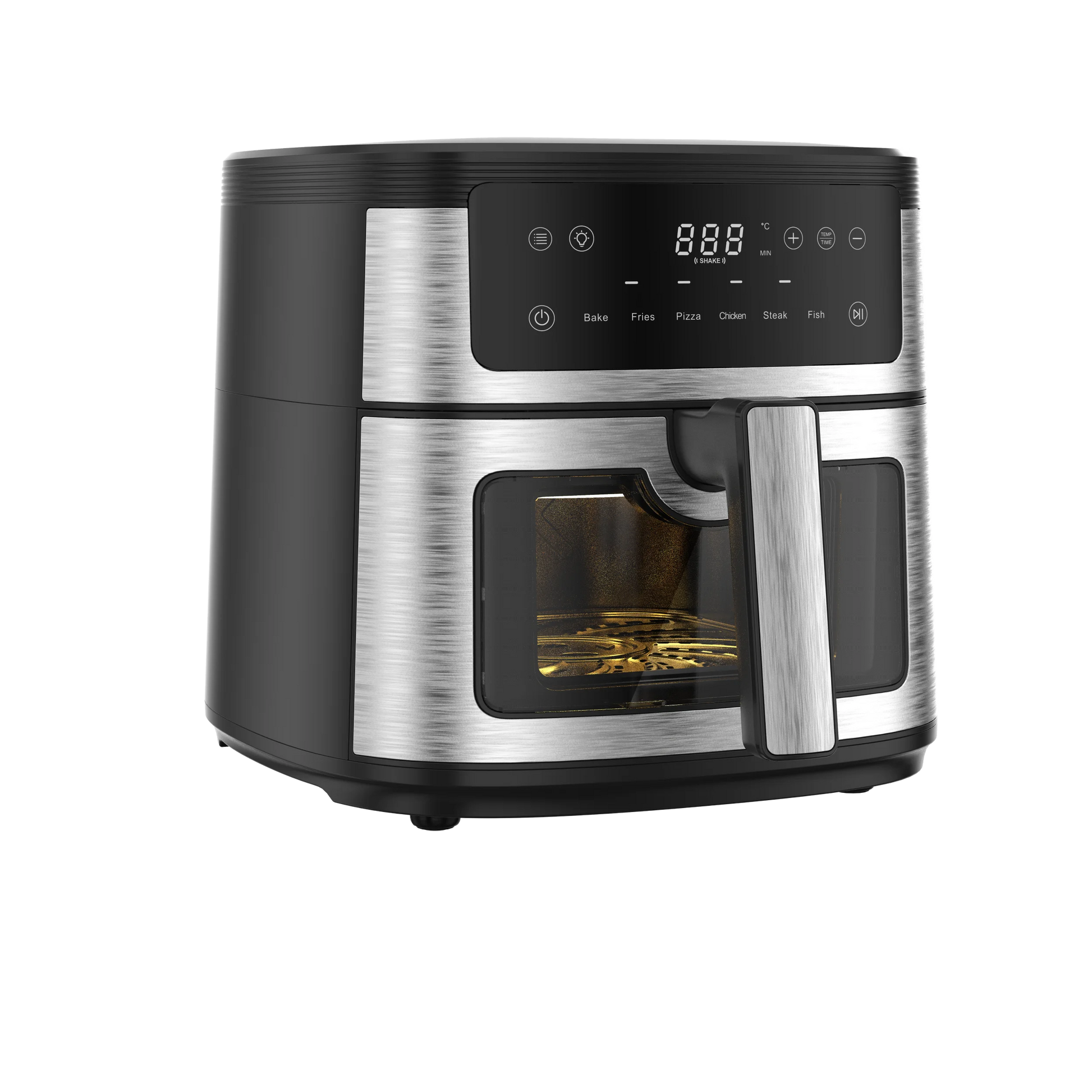 JMT-480010 Stainless Steel Digital Air Fryer with 6L Capacity and Oven Window