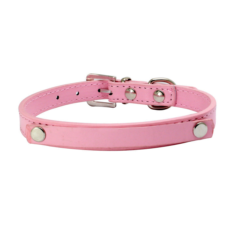 JMT-480074 Personalized Snake and Crocodile Pattern Dog Collar with Adjustable Sizes