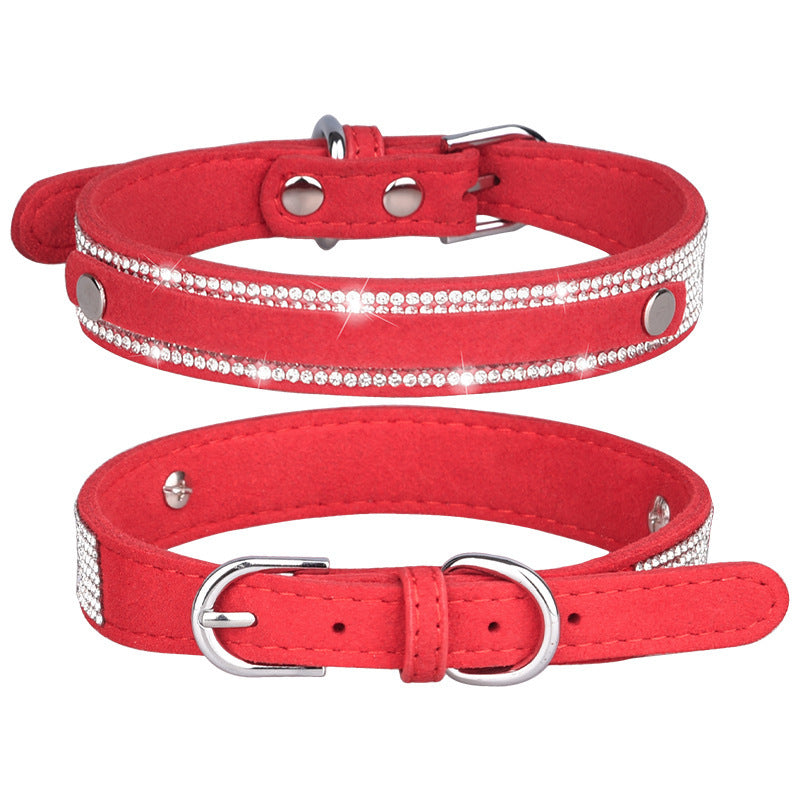JMT-480074 Personalized Snake and Crocodile Pattern Dog Collar with Adjustable Sizes