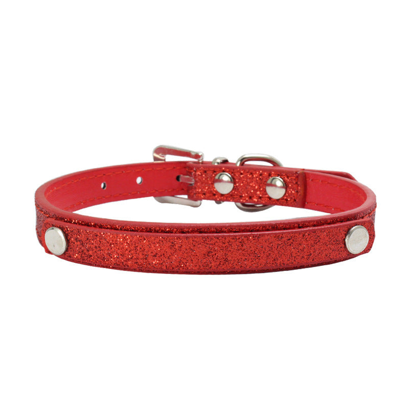 JMT-480074 Personalized Snake and Crocodile Pattern Dog Collar with Adjustable Sizes