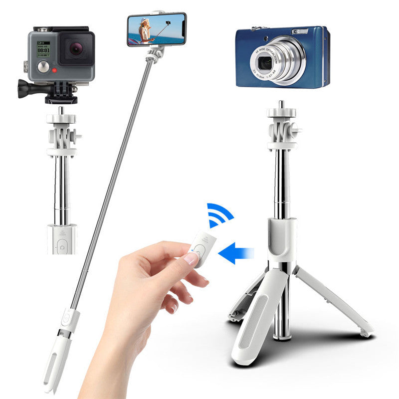 JMT-480266 Bluetooth Selfie Stick with Mini Remote Control and Tripod - Compatible with iPhone Models